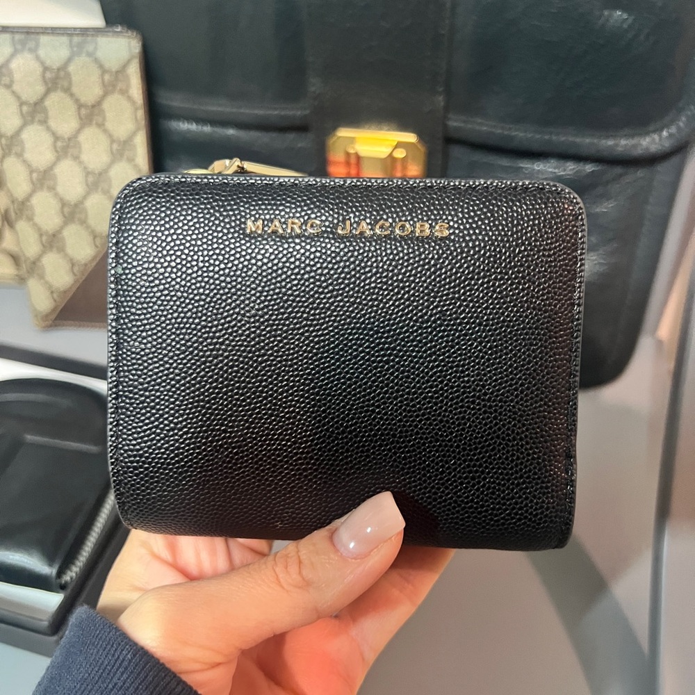 Marc Jacobs Black Leather Wallet